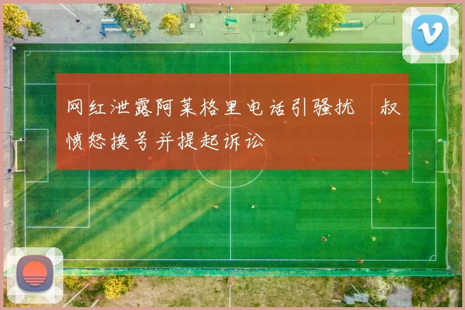 网红泄露阿莱格里电话引骚扰囧叔愤怒换号并提起诉讼